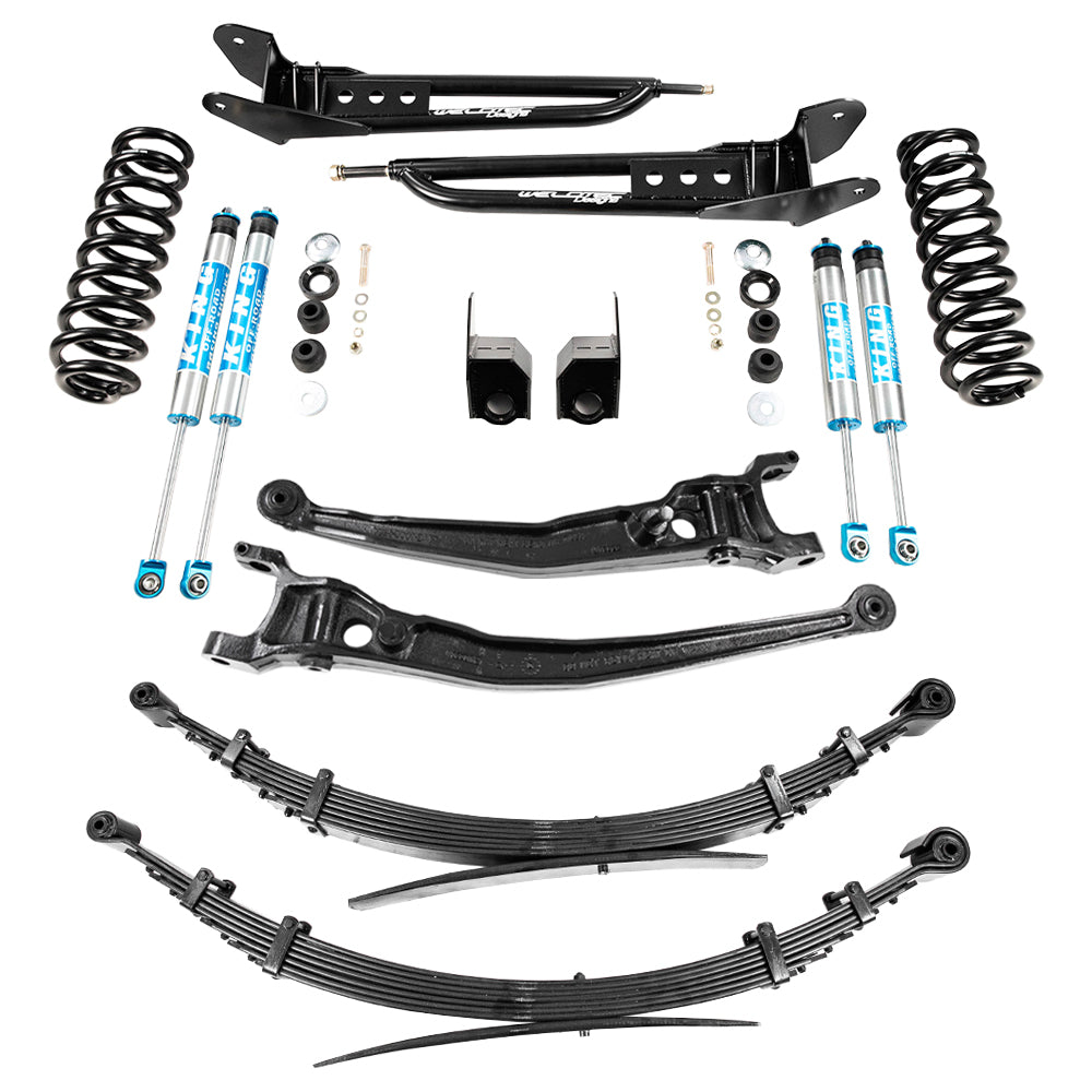 Weldtec Designs – Ford E-Series 5’’ Suspension Lift Kit “Baja Grocery Getter Complete Performance Package” King Shocks