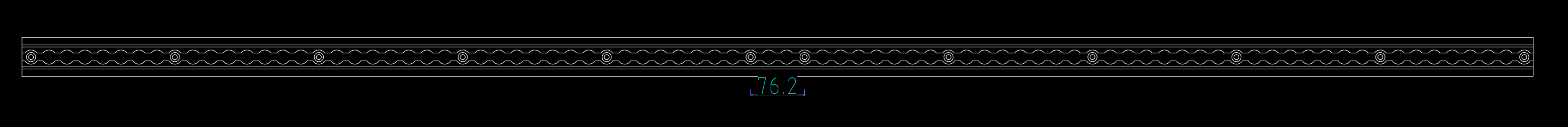 Flanged L Track For Campers - Anodized Matte Black