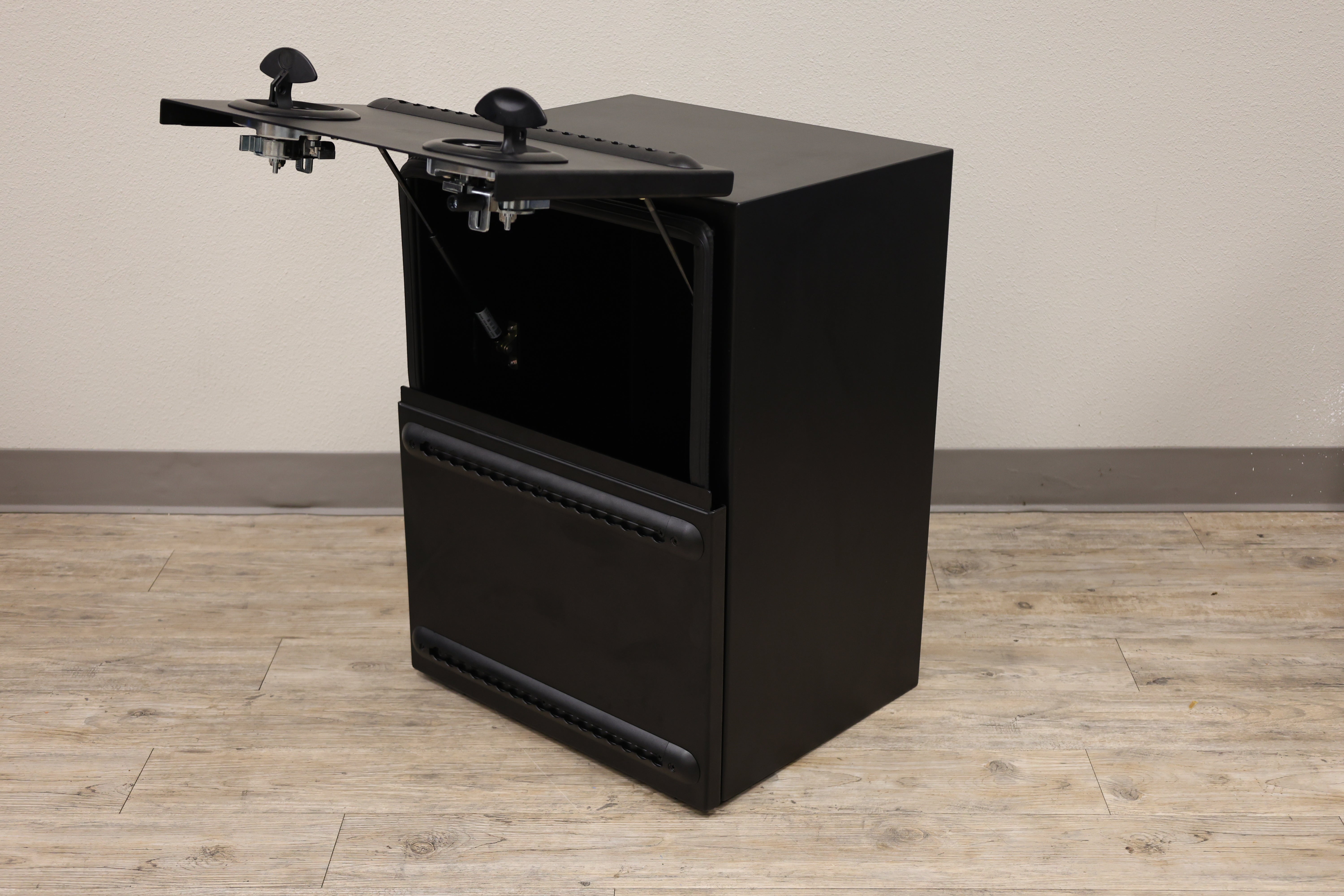 Camper Van Rear Door Aluminum Storage Box | Split Door