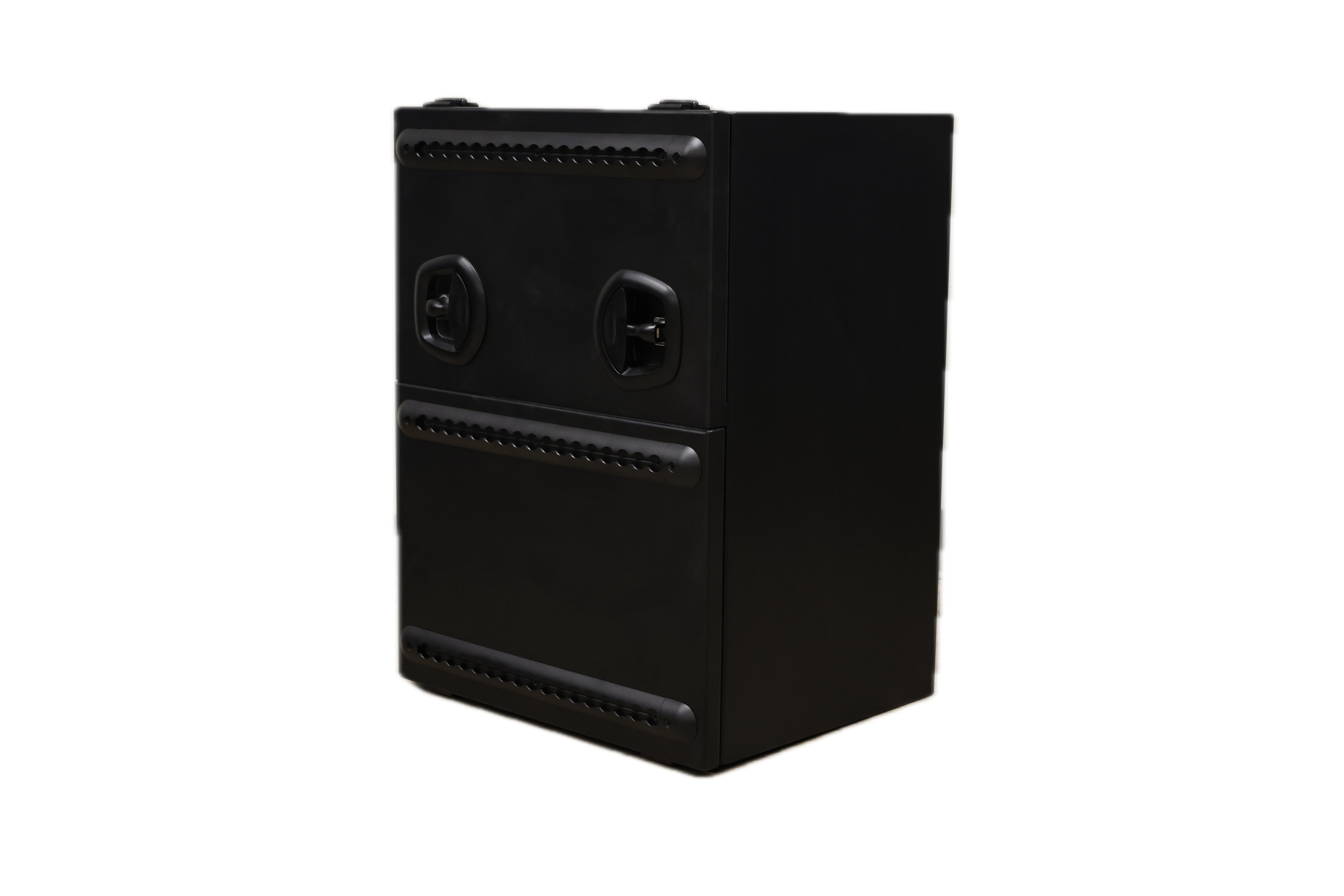 Camper Van Rear Door Aluminum Storage Box | Split Door