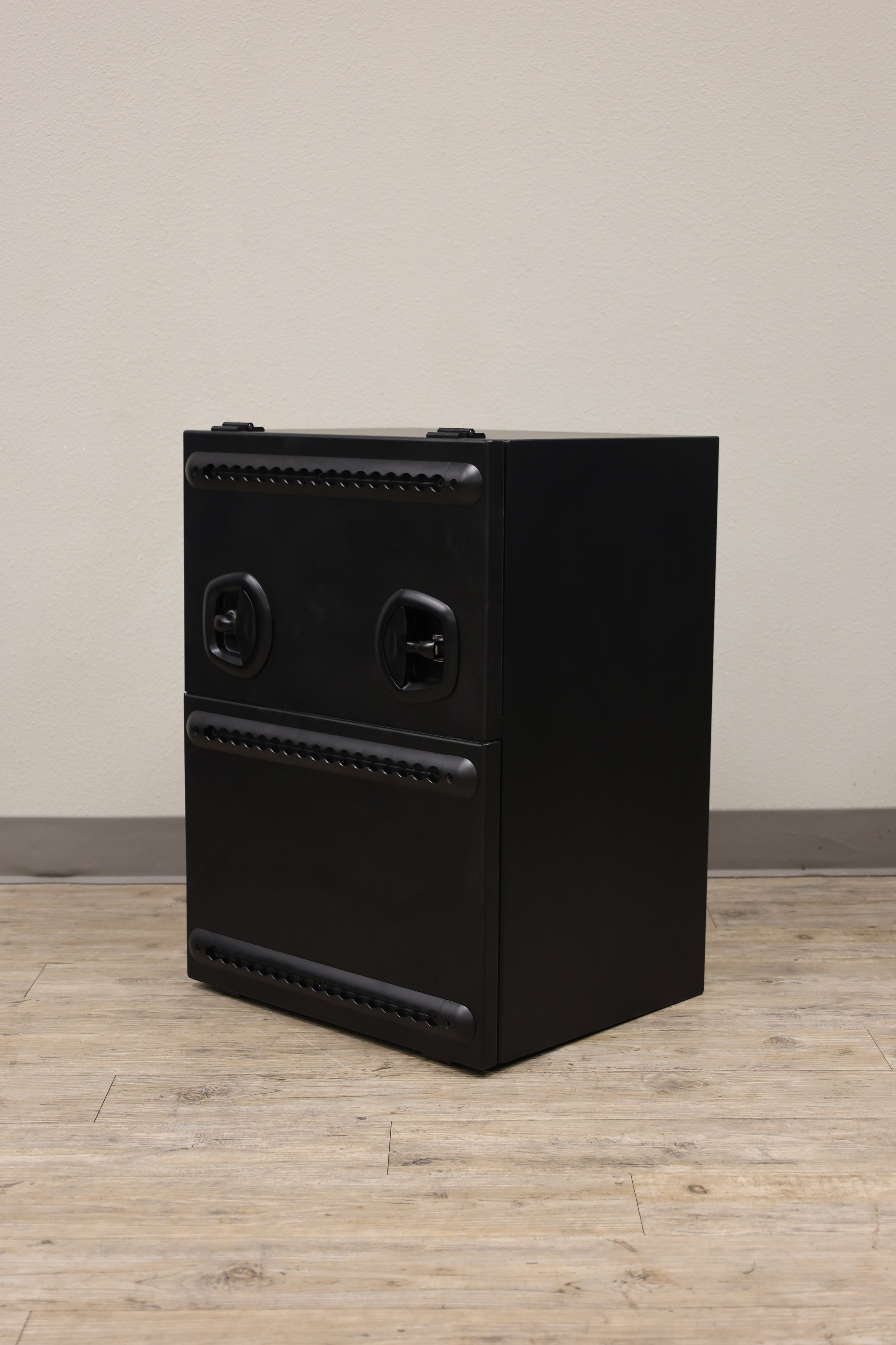 Camper Van Rear Door Aluminum Storage Box | Split Door