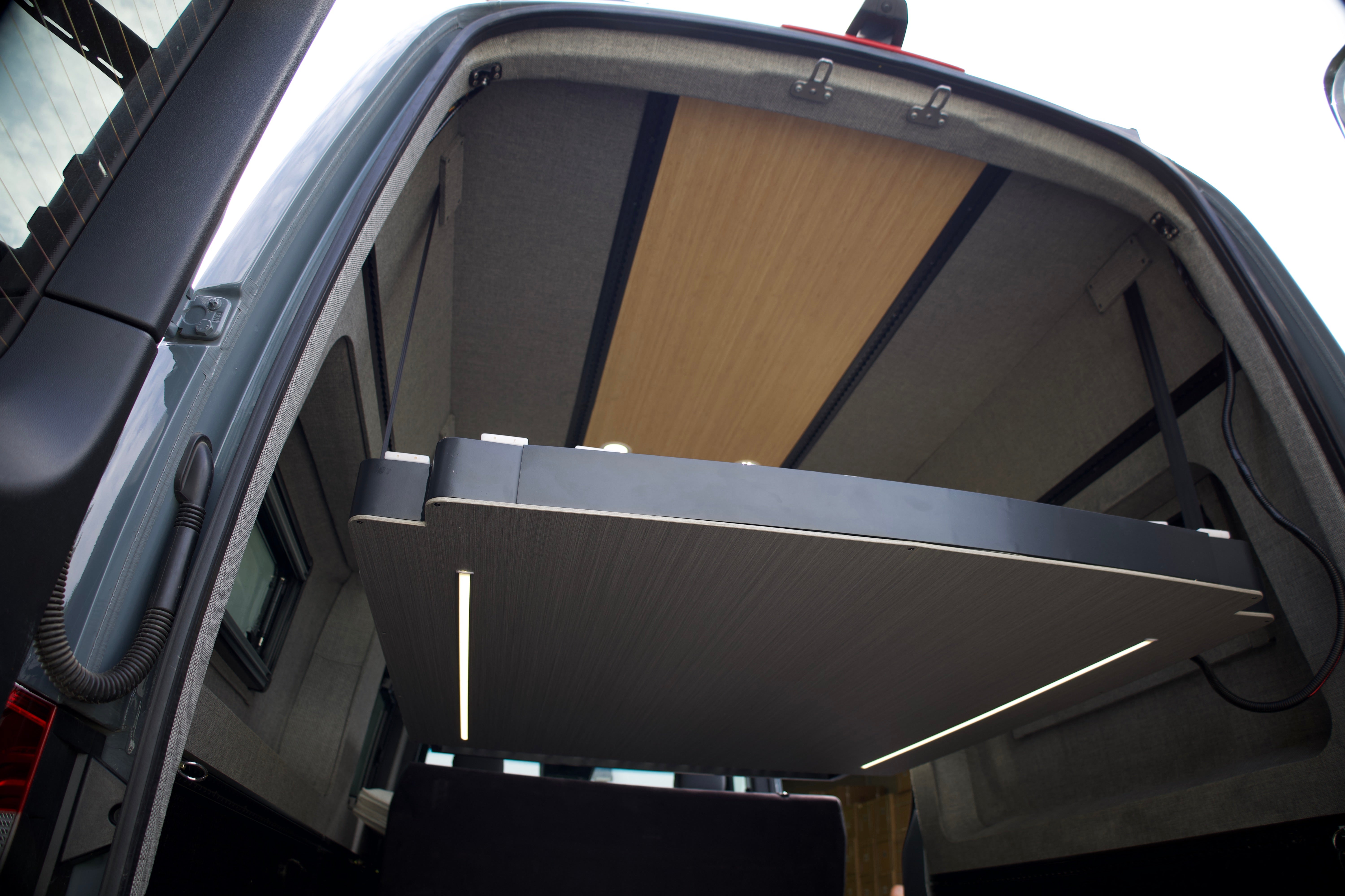 RoamLabX Camper Van Expandable Elevator Bed