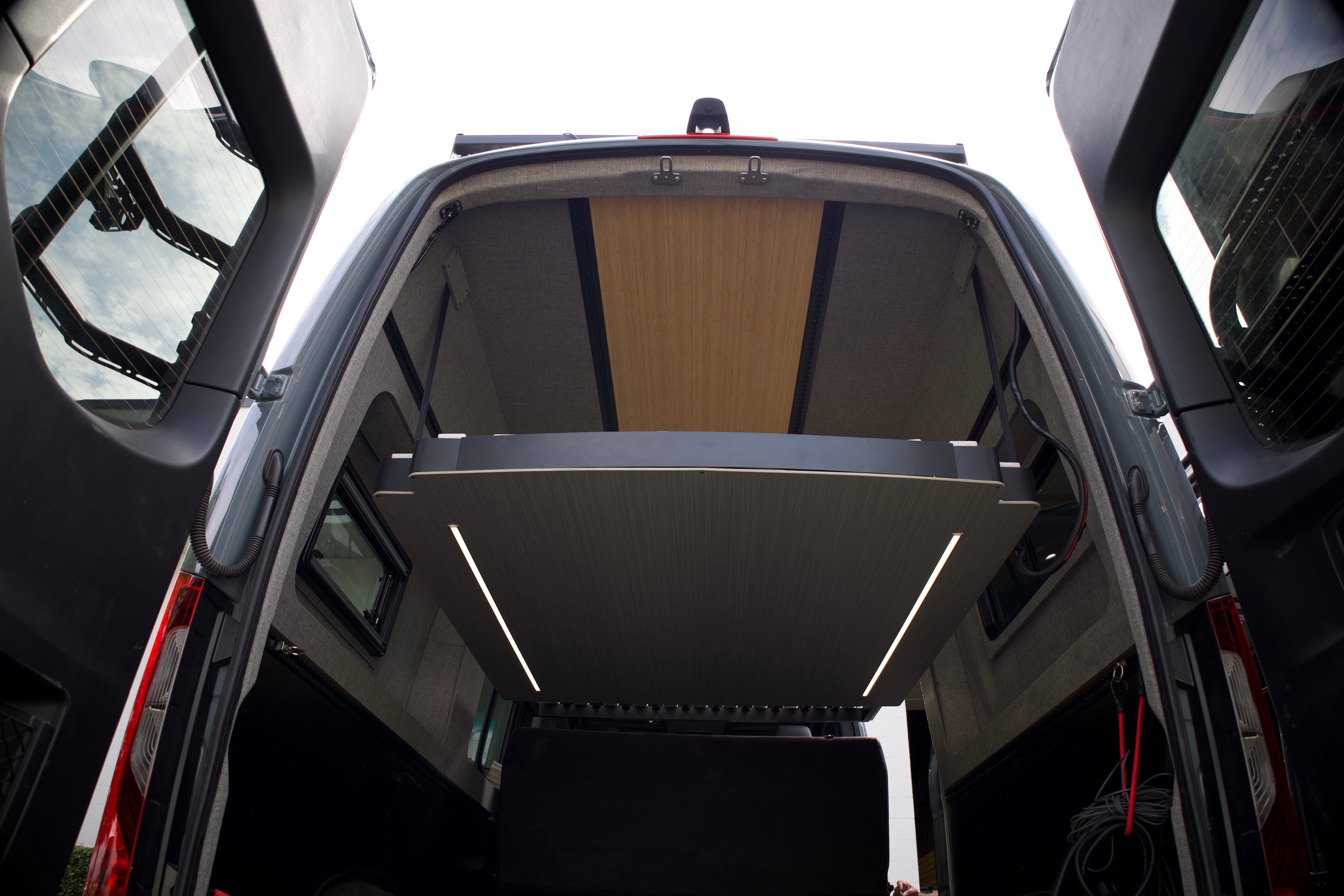 RoamLabX Camper Van Expandable Elevator Bed