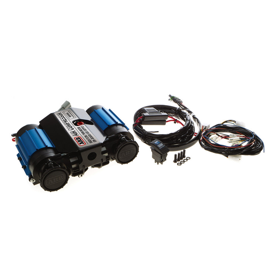 ARB On-Board Dual Air Compressor. Twin High Performance 12 Volt