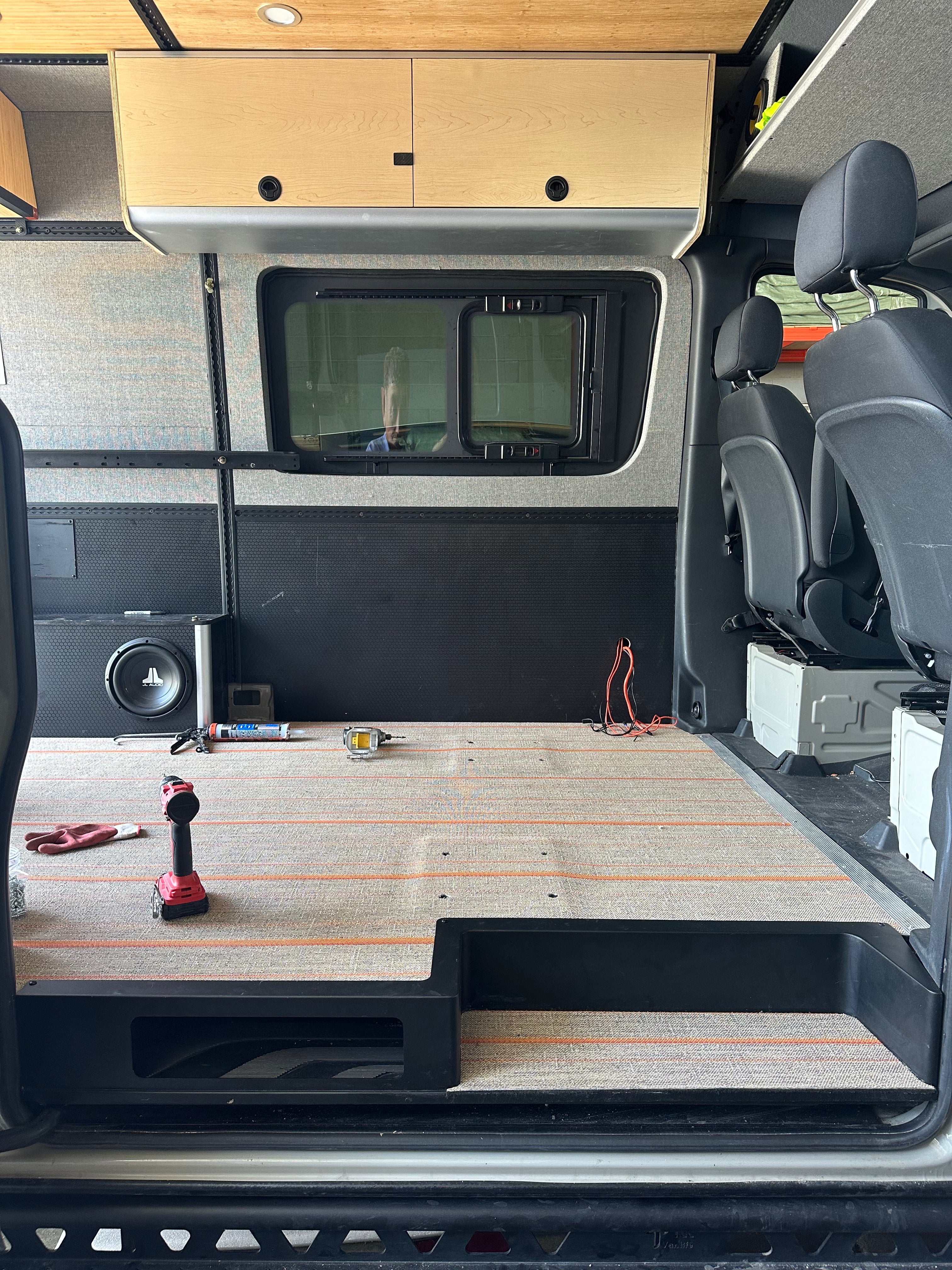 Mercedes Sprinter Sliding Door Storage Step | 2019+