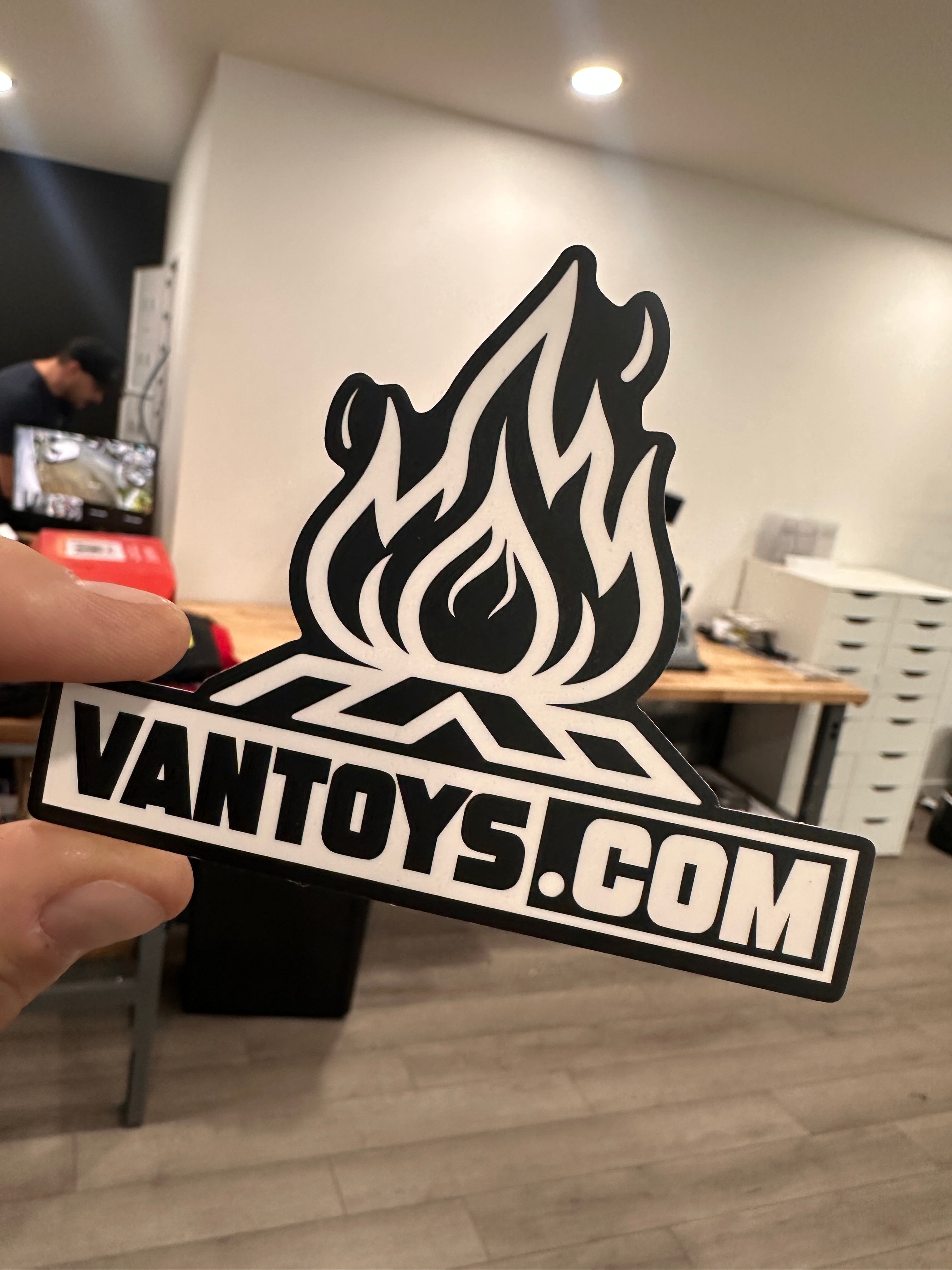 Van Toys Campfire Sticker