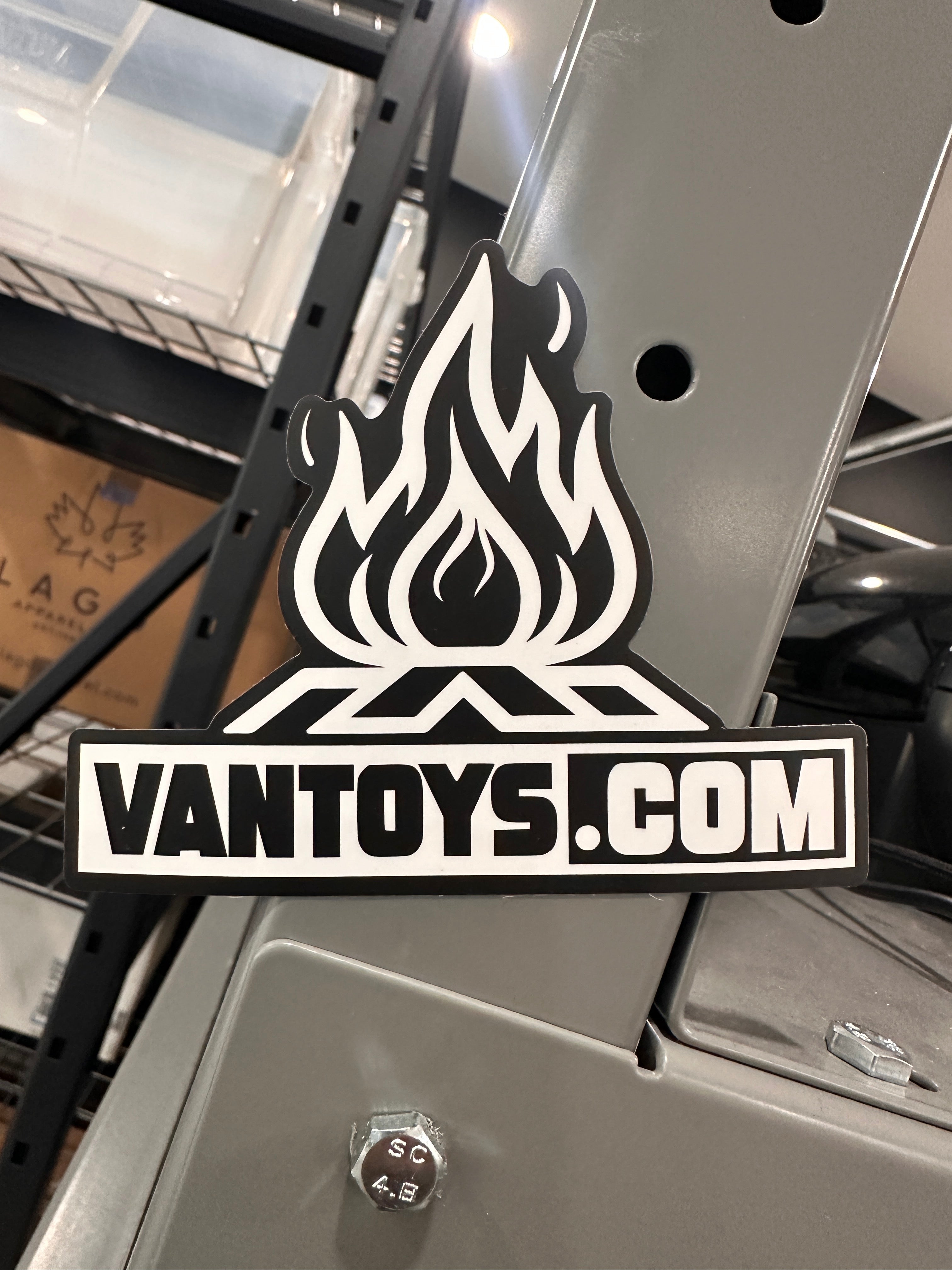 Van Toys Campfire Sticker