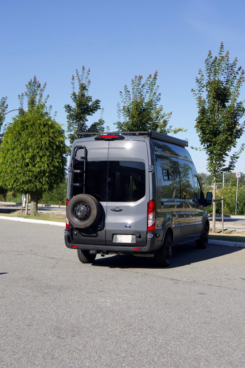 Ford Transit Two-in-one tire ladder carrier