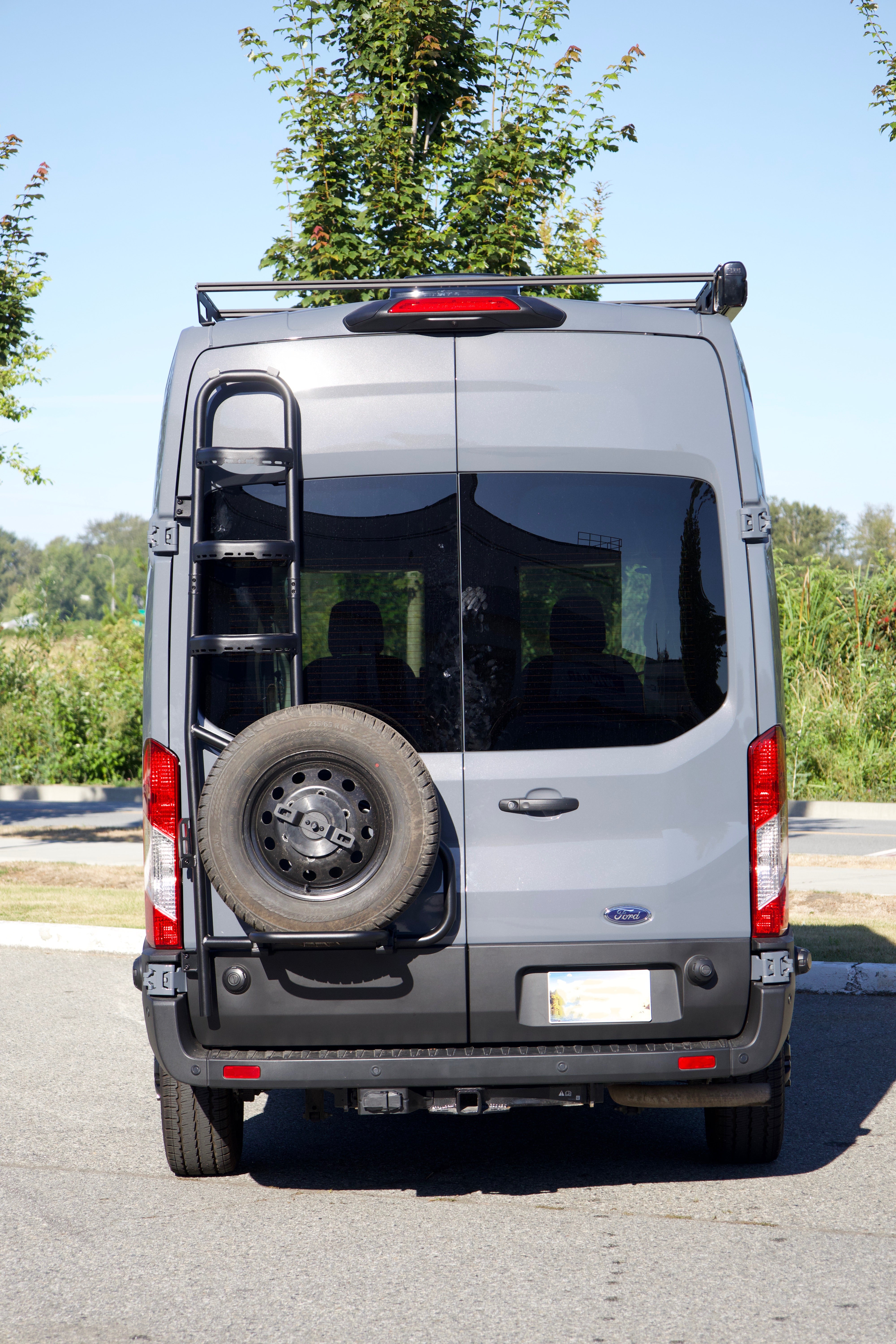 Ford Transit Two-in-one tire ladder carrier