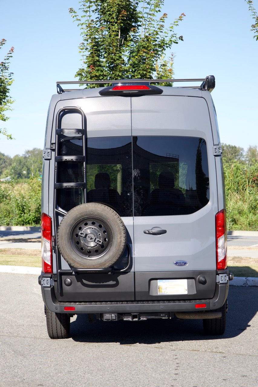Ford Transit Two-in-one tire ladder carrier