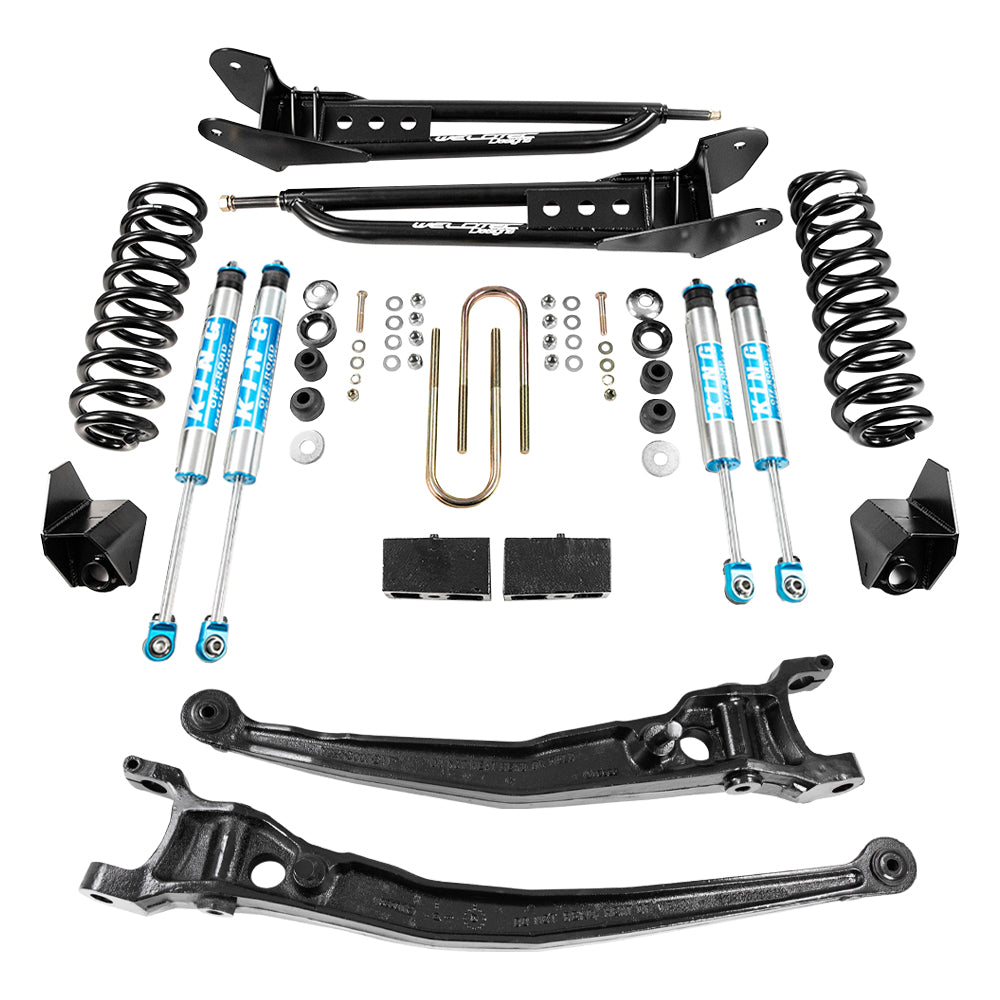 Weldtec designs – Ford E-Series 5’’ Suspension Lift Kit “Baja Grocery Getter” King Shocks