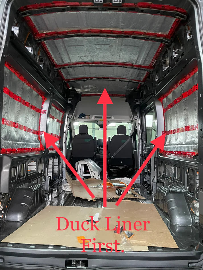 TecVan Advanced Camper Van Insulation & Soundproofing - Duck Liner