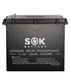 SOK 206Ah | SK12V206PH 12Volt LiFePO4 Battery, Marine Grade Plastic Case. Built-in Heater